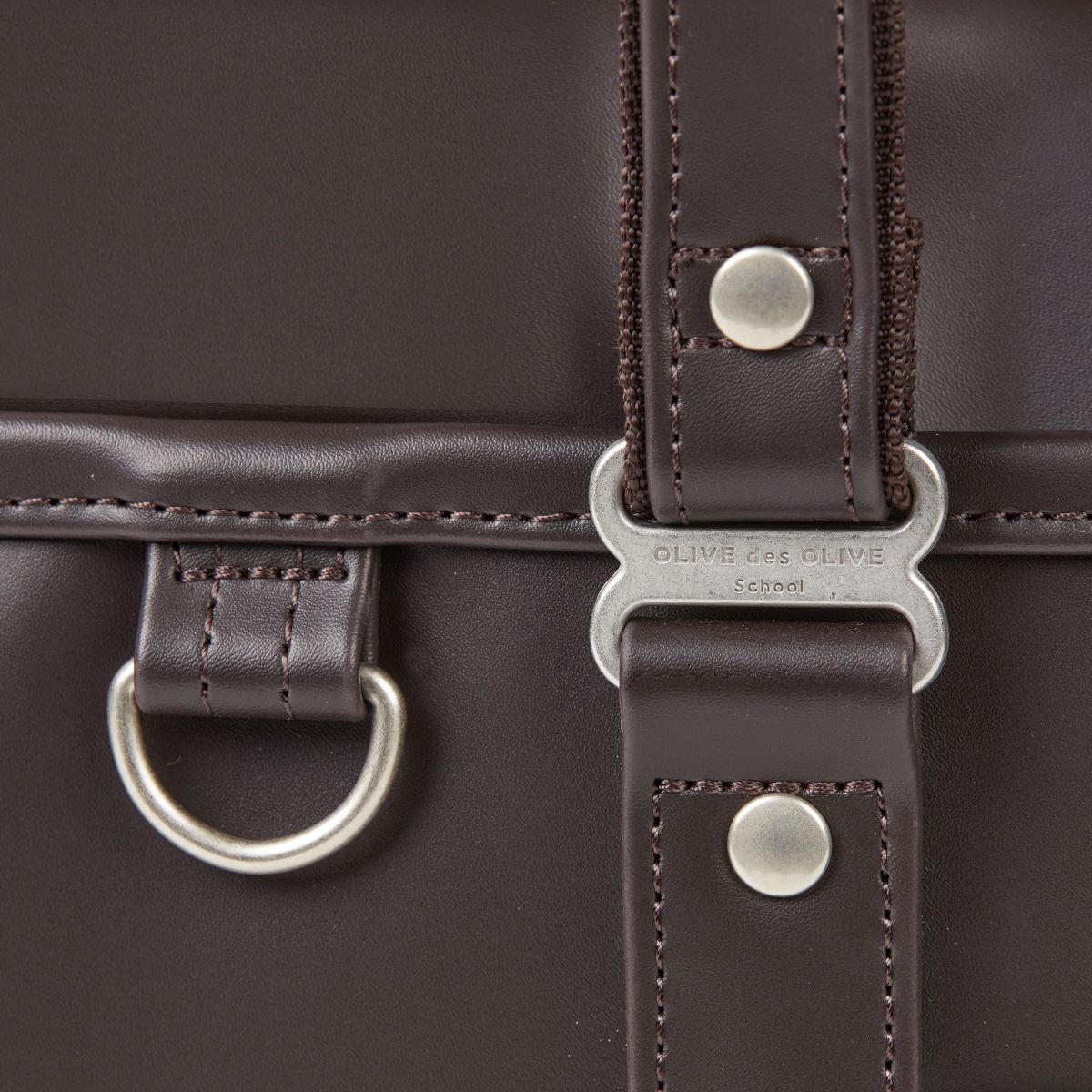 クラウン刺繍 合皮スクールバッグ｜OLIVEdesOLIVESchool公式通販