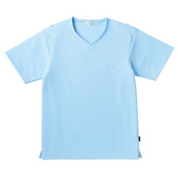 【男女兼用】入浴介助用シャツ（介護士向け）袖ロールアップ紐付き・撥水