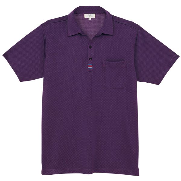 【男女兼用】ニットシャツ（介護士向け）清涼素材で快適 シックなカラー展開